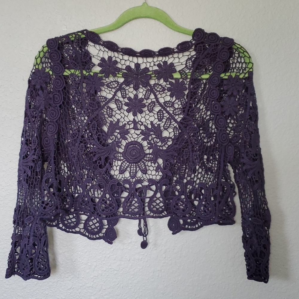Knitted Short Jacket - Picture 3 of 7